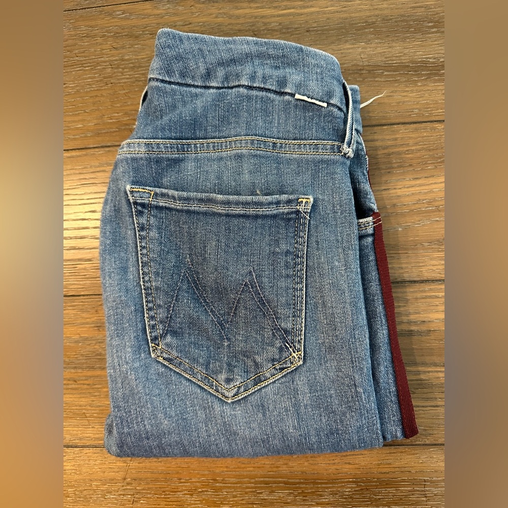 Mother The Looker Ankle Fray Jeans Size 26